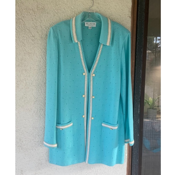 ST. JOHN COLLECTION  KNIT JACKET - Picture 1 of 8